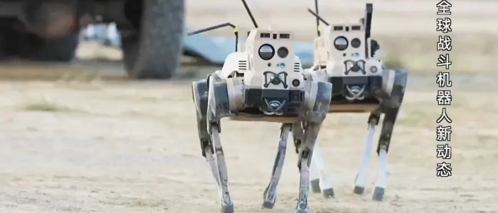 Китай демонструє бойових роботів