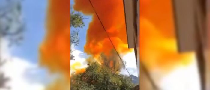 Прискорювач китайської ракети розбився біля школи та вибухнув