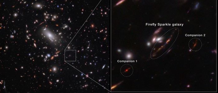 Галактика «Різдвяні вогні» показує, як утворився Всесвіт