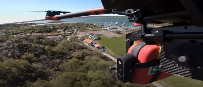 Дрон з дефібрилятором врятував людину від серцевого нападу