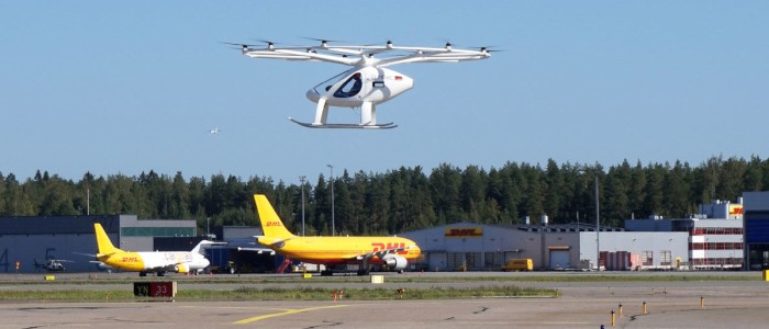 Літаюче таксі вперше злітає з міжнародного аеропорту