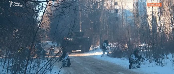 Нацгвардія провела бойові навчання в Чорнобильскій зоні