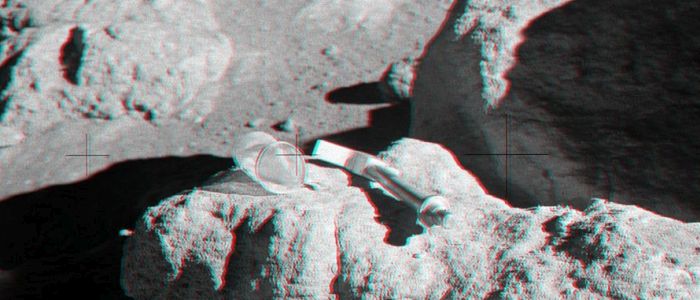 Більшість зразків каменів з Місяця залишаються недоторканими