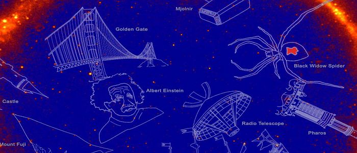 НАСА розкриває 21 нове сузір'я, що утворені чорними дірами
