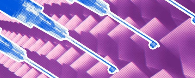 Нещодавно розроблені мікроголки можуть розчинятися в шкірі для доставки ліків