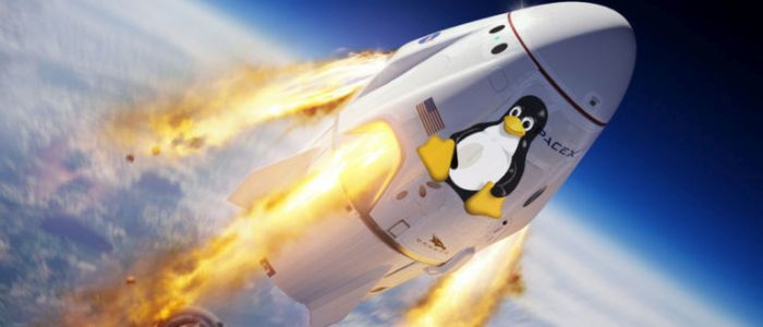 СпейсІкс відправила астронавтів НАСА на орбіту за допомогою Лінукс