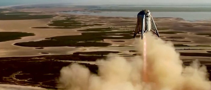 Відбувся випробувальний політ космічного корабля Starhopper