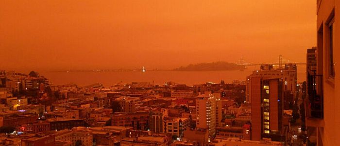 Небо в Каліфорнії зараз нагадує апокаліпсис