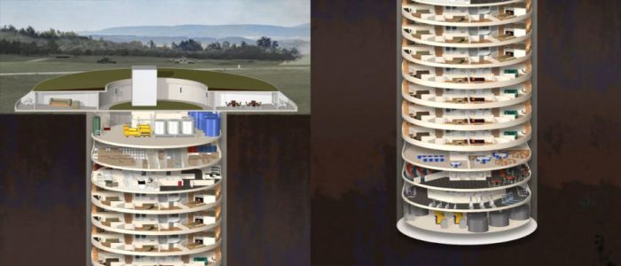 В цьому розкішному протиядерному бункері є басейн, кінотеатр і сауна