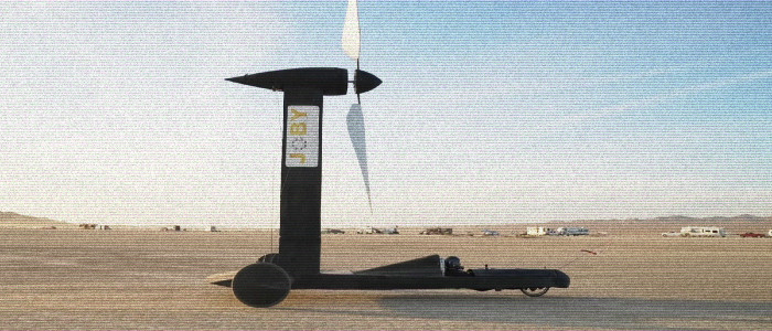 Ютубер на вітромобілі виграв парі у $10000 проти фізика