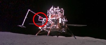 Китай вперше в історії встановив національний прапор на зворотному боці Місяця