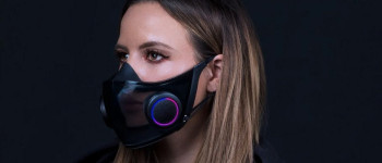 Концепт високотехнологічної маски N95 має вбудовану звукову систему