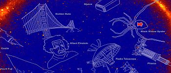 НАСА розкриває 21 нове сузір'я, що утворені чорними дірами