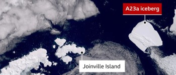 Найбільший у світі айсберг вирушив у плавання